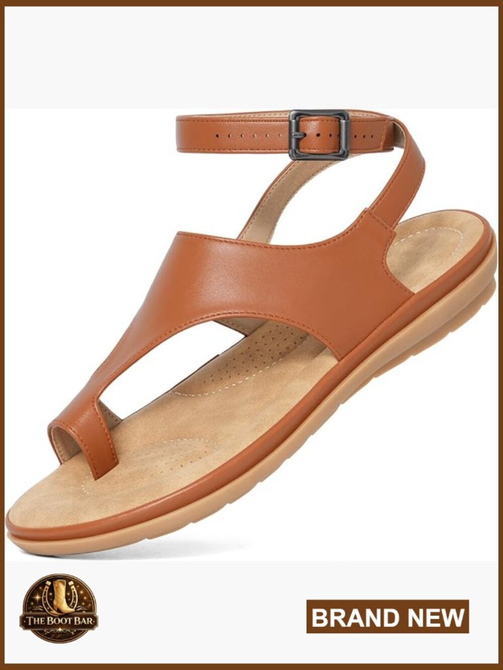 Adjustable Flat Sandals for Women - Comfortable Casual Walking Shoes - Anti-Slip